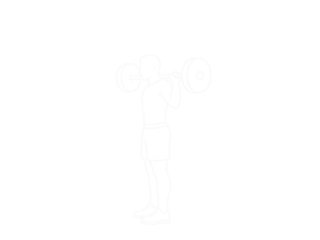 Standing Behind Neck Press — Start