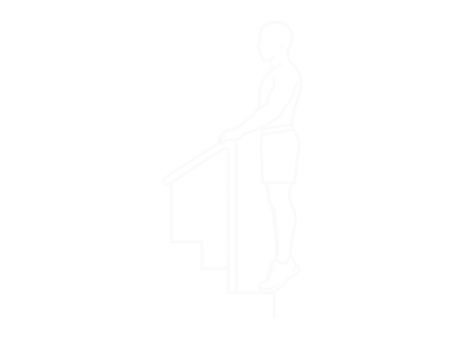Standing Calf Raise (On a Staircase) — End
