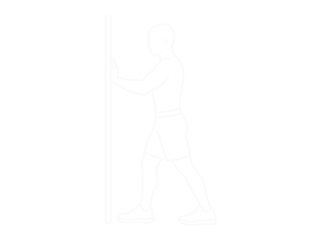Standing Calves Calf Stretch — Start