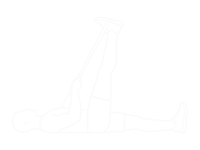 Standing Hamstring and Calf Stretch with Strap — End