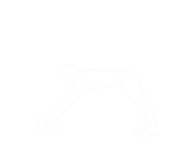 Standing Wheel Rollerout — End