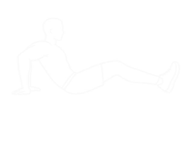 Triceps Dips Floor — End