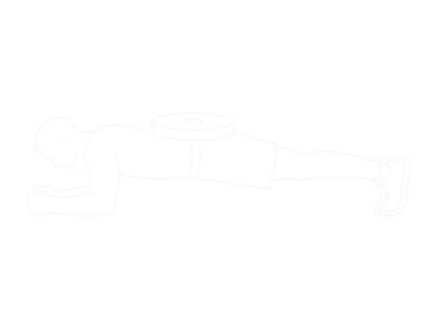 Weighted Front Plank — End