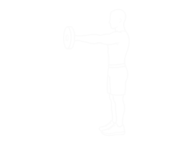 Weighted Front Raise — 끝