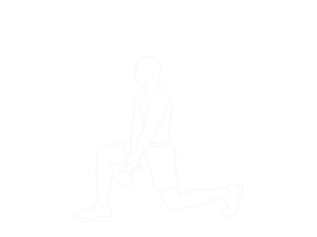 Weighted Lunge with Swing — End