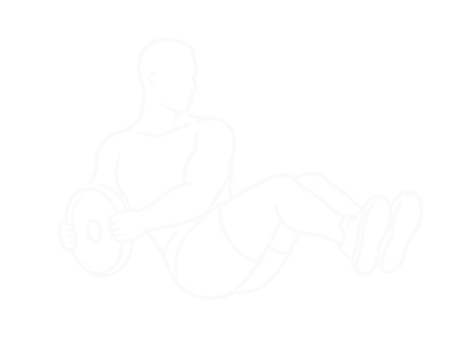 Weighted Russian Twist (Legs Up) — Start