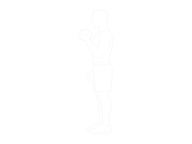 Alternating Dumbbell Curl — End