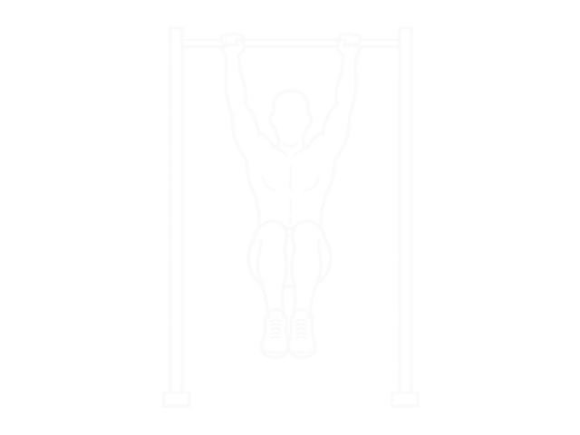 Arm Slingers Hanging Bent Knee Legs — Start
