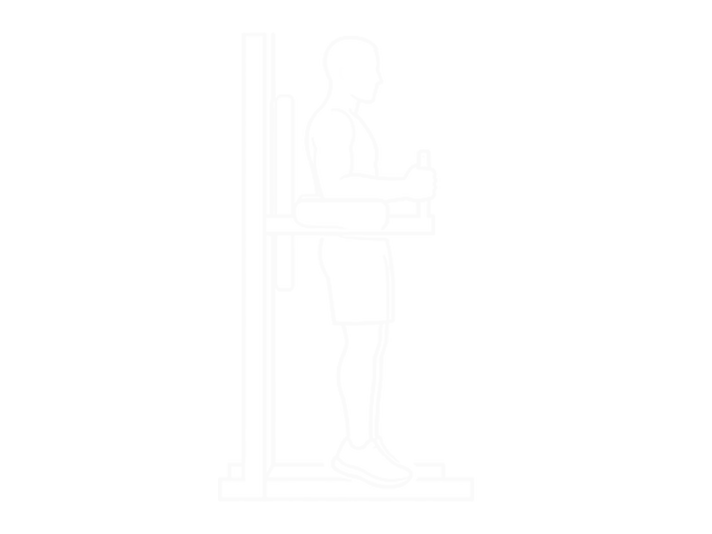Assisted Hanging Knee Raise with Throw Down — End