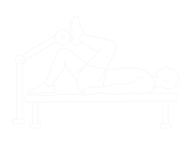 Assisted Lying Gluteus and Piriformis Stretch — 끝