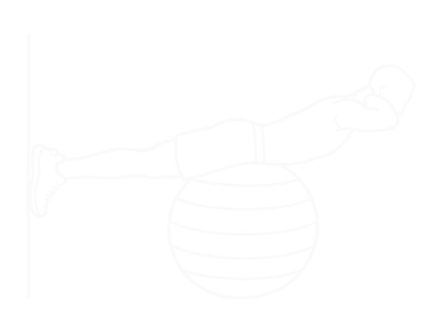 Back Extension on Exercise Ball — 끝