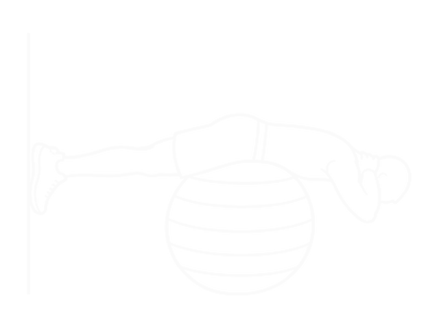 Back Extension on Exercise Ball — 시작