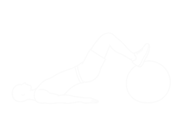 Ball Hamstring Curl — End