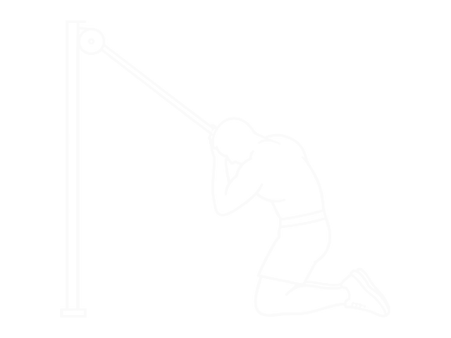 Kneeling Band Twisting Crunch — 끝