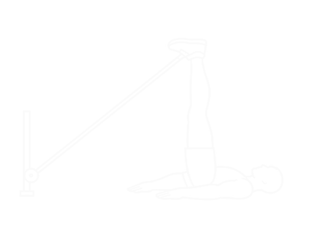 Lying Band Straight Leg Raise — 끝