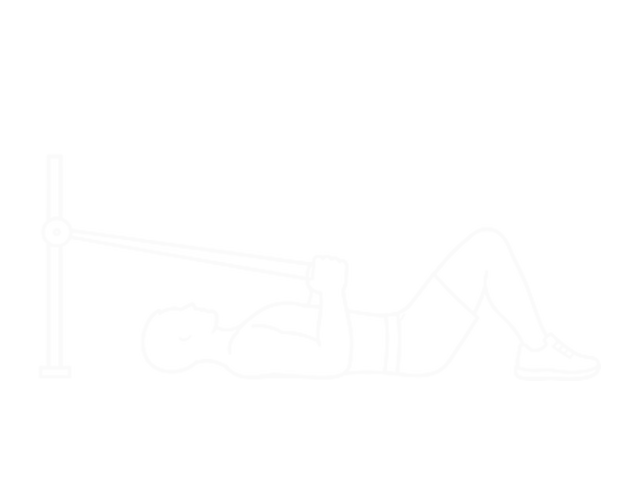 Band Push Sit-Up — Start