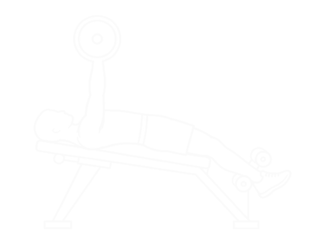 Decline Barbell Bench Press — End