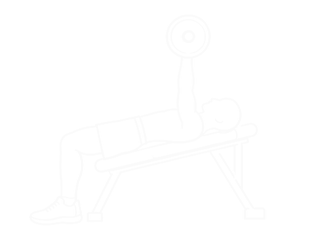 Decline Barbell Bent Arm Pullover — Start