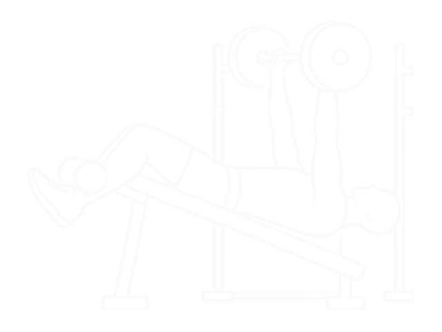 Decline Barbell Wide-Grip Press — End