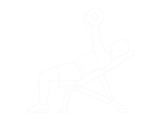 Incline Barbell Close-Grip Bench Press — 끝