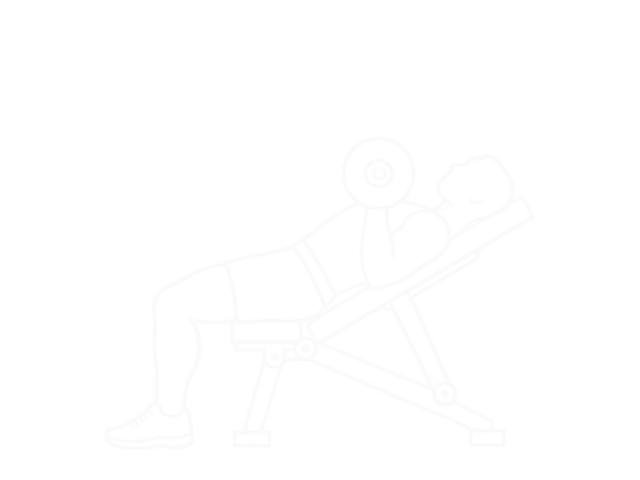 Incline Barbell Close-Grip Bench Press — 시작
