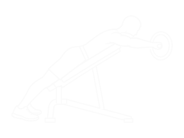 Incline Barbell Shoulder Raise — End