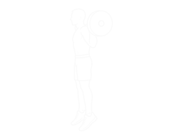 Barbell Jump Squat — End