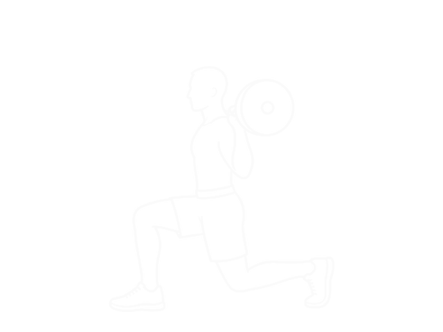 Barbell Lunge — End