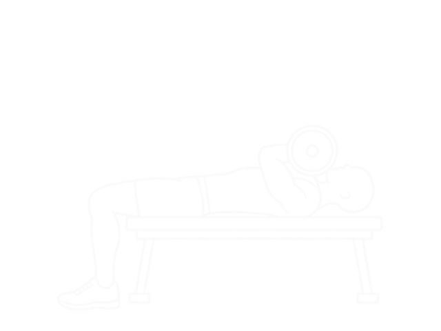 Lying Barbell Press to Chin — Start