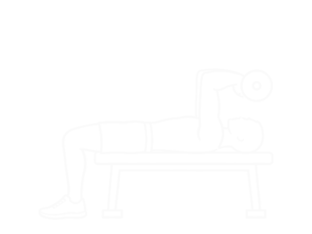 Lying Barbell Triceps Extension Skull Crusher — 끝