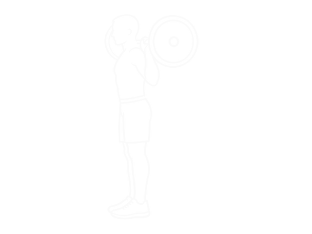 Barbell Narrow Stance Squat — Start