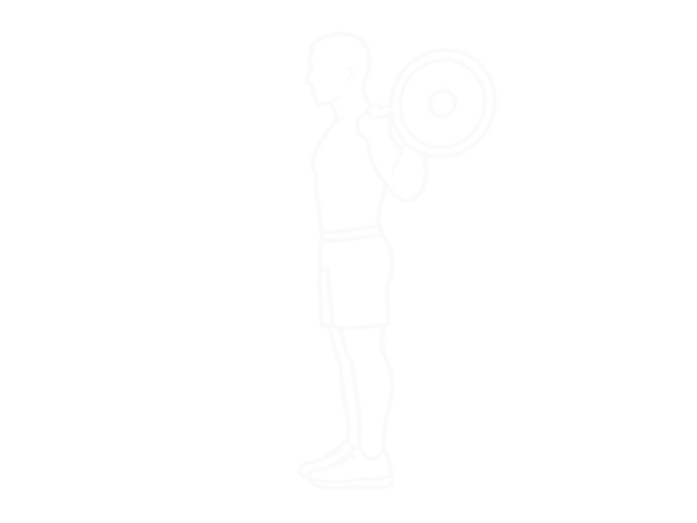 Barbell Rear Lunge (Variation 2) — Start