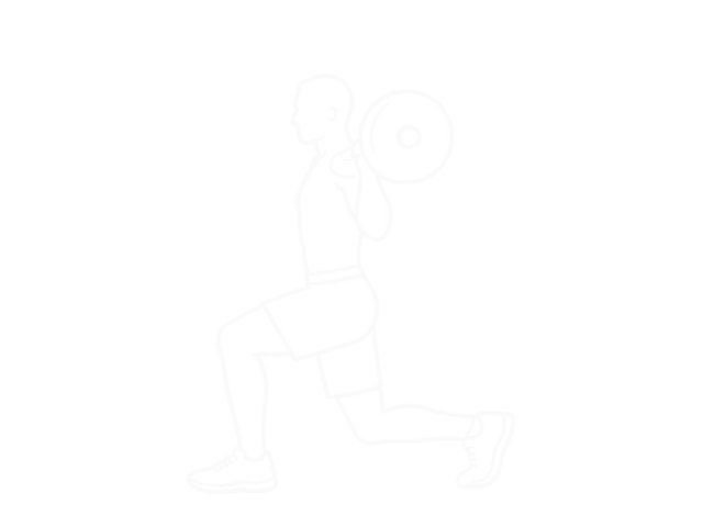 Barbell Rear Lunge — End