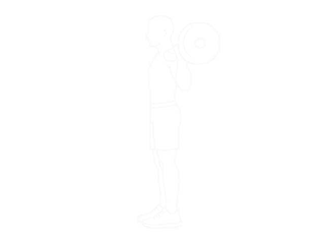 Barbell Rear Lunge — Start