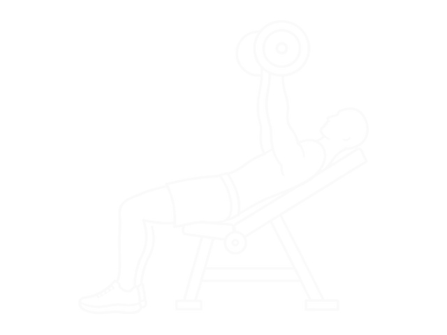 Barbell Reverse-Grip Incline Bench Press — End