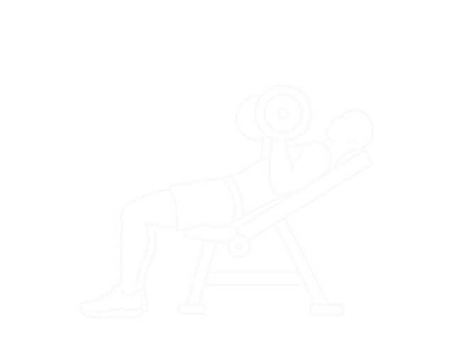 Barbell Reverse-Grip Incline Bench Press — Start