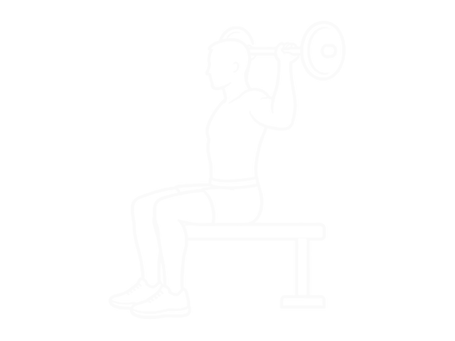 Seated Barbell Bradford Rocky Press — 끝