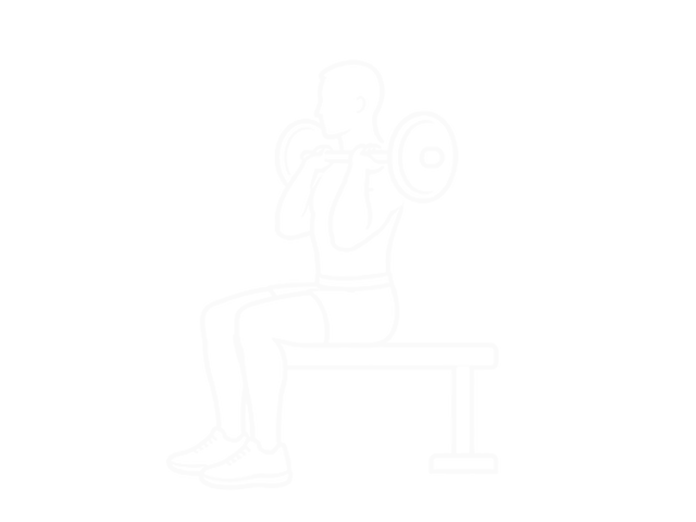 Seated Barbell Bradford Rocky Press — 시작