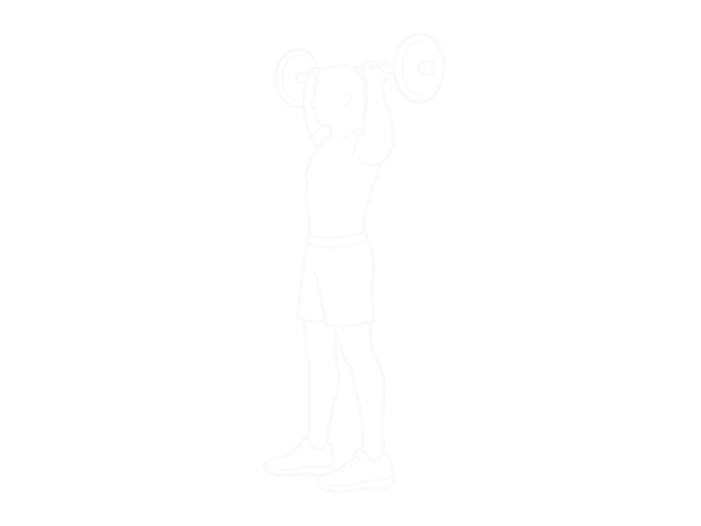 Standing Barbell Bradford Press — 끝