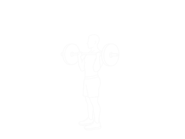 Standing Barbell Wide Military Press — 시작