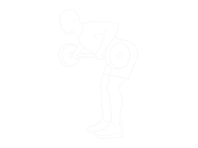 Barbell Wide-Grip Upright Row — End