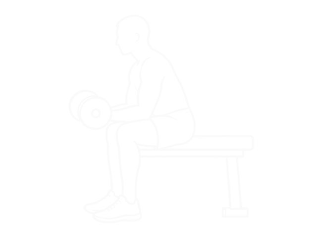 Barbell Wrist Curl — End