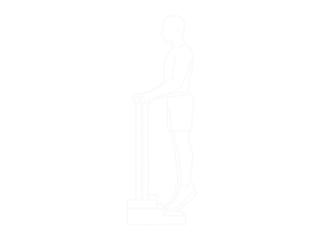 Bodyweight Standing Calf Raise — End
