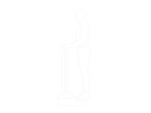 Bodyweight Standing Calf Raise — Start
