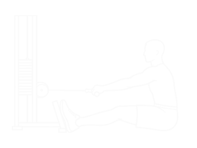Cable Floor Seated Wide-Grip Row — Start
