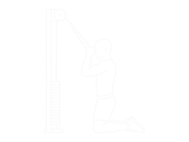 Kneeling Cable Crunch — 시작