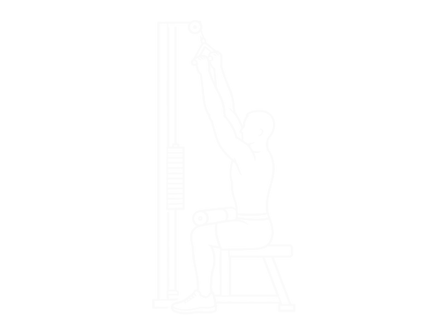 Cable Lateral Pulldown with V-Bar — 시작