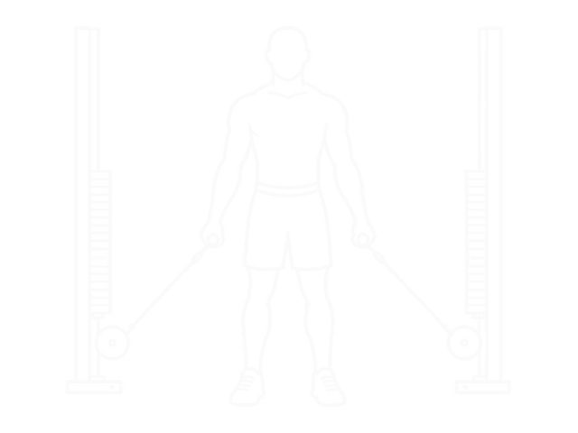 One-Arm Cable Lateral Raise — Start
