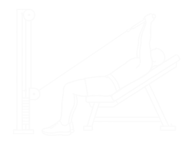 Cable Rope Incline Triceps Extension — End