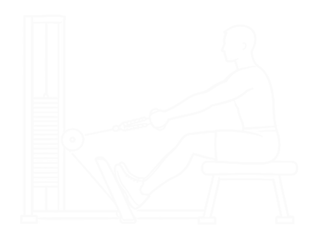 Cable Rope Seated Row — Start